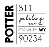 Magazine Address Stamp