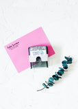 Fleur Divided Line Address Stamp