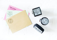Fancy Monogram Address Stamp